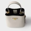 Geantă mini Prada Panier din piele Saffiano Geantă mini Prada Panier din piele Saffiano