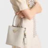 Geantă mini Prada Panier din piele Saffiano Geantă mini Prada Panier din piele Saffiano