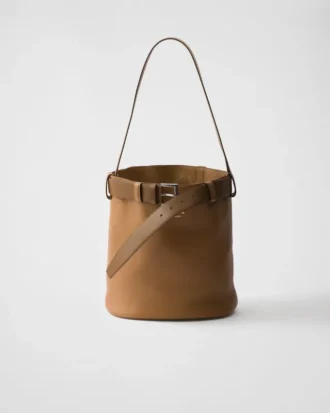 Geantă Prada Buckle din piele cu curea