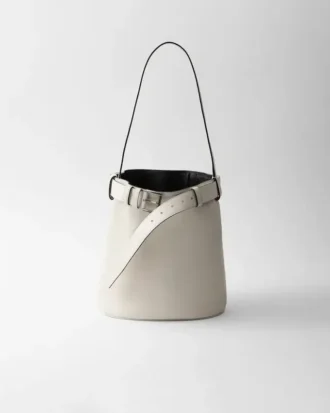 Geantă Prada Buckle din piele cu curea