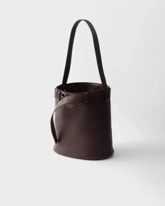 Geantă Prada Buckle din piele cu curea