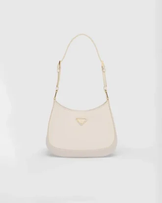 Geantă Prada Cleo din piele lăcuită