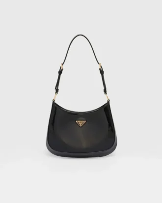 Geantă Prada Cleo din piele lăcuită