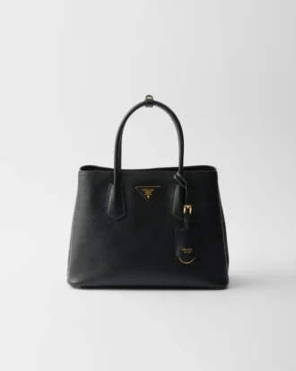 Geantă Prada Double Medium din piele Saffiano