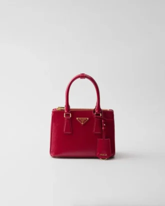 Geantă Prada Galleria Mini din piele Saffiano lăcuită