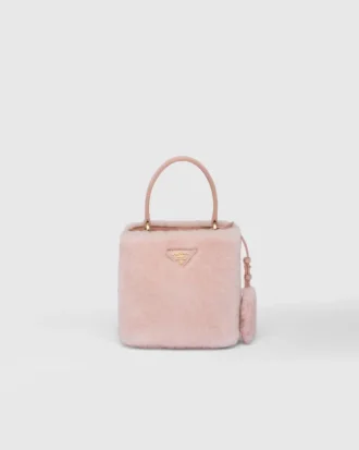 Geantă Prada Panier Mini din piele de oaie