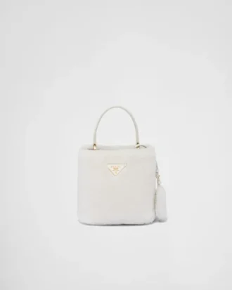 Geantă Prada Panier Mini din piele de oaie Geantă Prada Panier Mini din piele de oaie
