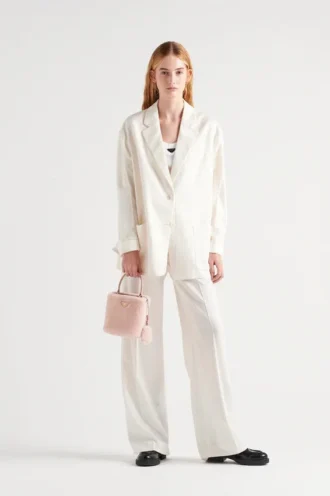Geantă Prada Panier Mini din piele de oaie