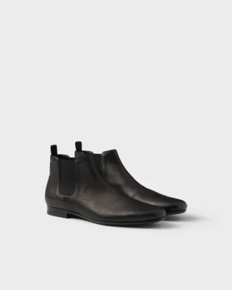 Ghete Chelsea din piele
