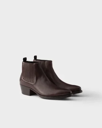 Ghete Chelsea din piele