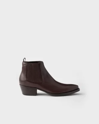 Ghete Chelsea din piele