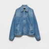 Jachetă blouson din denim Jachetă blouson din denim