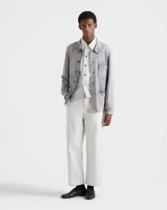Jachetă blouson din denim Jachetă blouson din denim