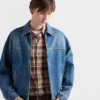 Jachetă blouson din denim Jachetă blouson din denim