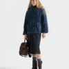 Jachetă blouson din denim spălat Jachetă blouson din denim spălat