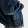 Jachetă blouson din denim spălat Jachetă blouson din denim spălat