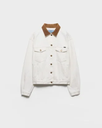 Jachetă blouson din denim vechi Jachetă blouson din denim vechi