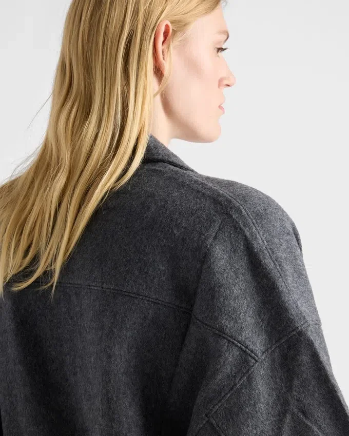 Jachetă blouson din lână și cașmir Jachetă blouson din lână și cașmir