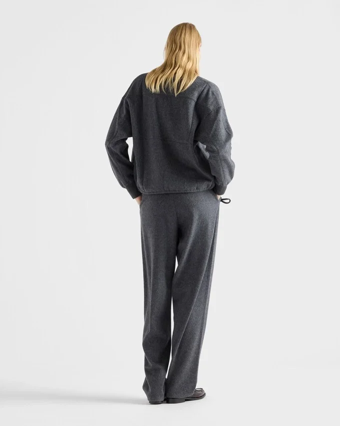 Jachetă blouson din lână și cașmir Jachetă blouson din lână și cașmir