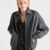 Jachetă blouson din lână și cașmir Jachetă blouson din lână și cașmir