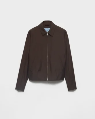 Jachetă blouson din mohair de ied