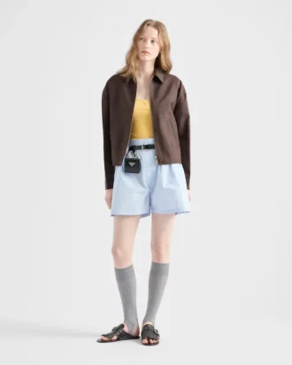 Jachetă blouson din mohair de ied