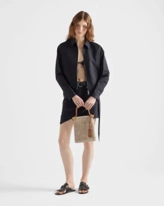 Jachetă blouson din mohair de ied