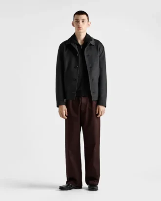 Jachetă blouson tehnică din bumbac