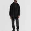 Jachetă cu glugă din fleece reciclat Jachetă cu glugă din fleece reciclat