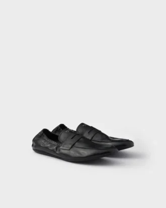 Mocasini din piele antichizată Shuffle