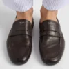 Mocasini din piele antichizată Shuffle Mocasini din piele antichizată Shuffle