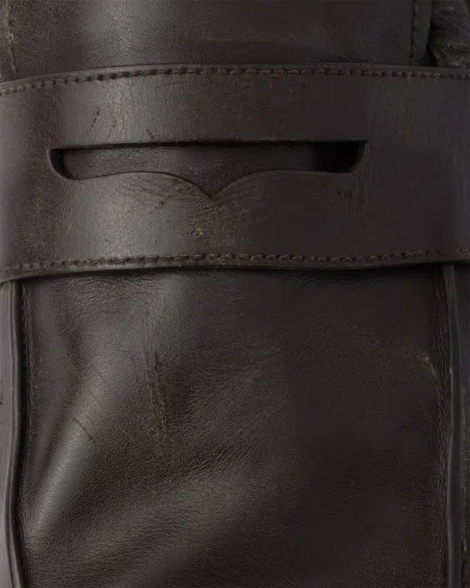 Mocasini din piele antichizată Shuffle Mocasini din piele antichizată Shuffle