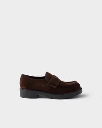 Mocasini din piele de căprioară Chocolate