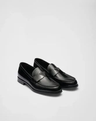 Mocasini din piele periată