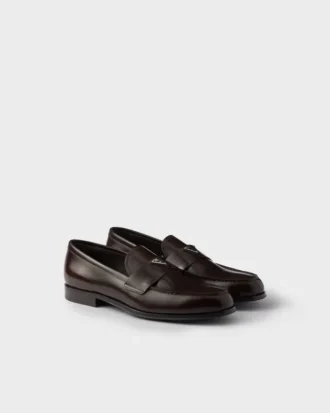 Mocasini din piele periată