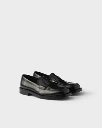 Mocasini din piele periată