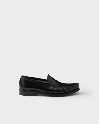 Mocasini din piele periată