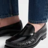 Mocasini din piele periată