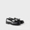 Mocasini din piele periată cu inel metalic Mocasini din piele periată cu inel metalic