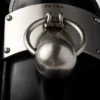 Mocasini din piele periată cu inel metalic Mocasini din piele periată cu inel metalic