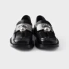 Mocasini din piele periată cu inel metalic Mocasini din piele periată cu inel metalic