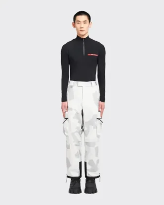Pantaloni de snowboard din țesătură tehnică imprimată Pantaloni de snowboard din țesătură tehnică imprimată