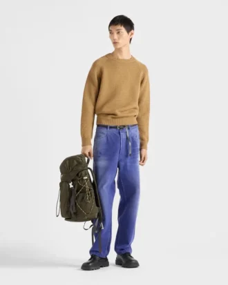 Pantaloni din bumbac twill Pantaloni din bumbac twill