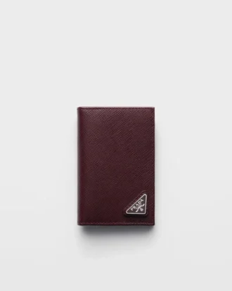 Portcard din piele Saffiano