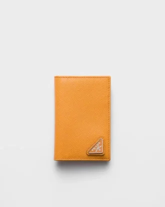 Portcard din piele Saffiano