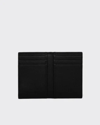 Portcard din piele Saffiano