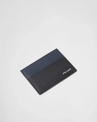 Portcard din piele Saffiano