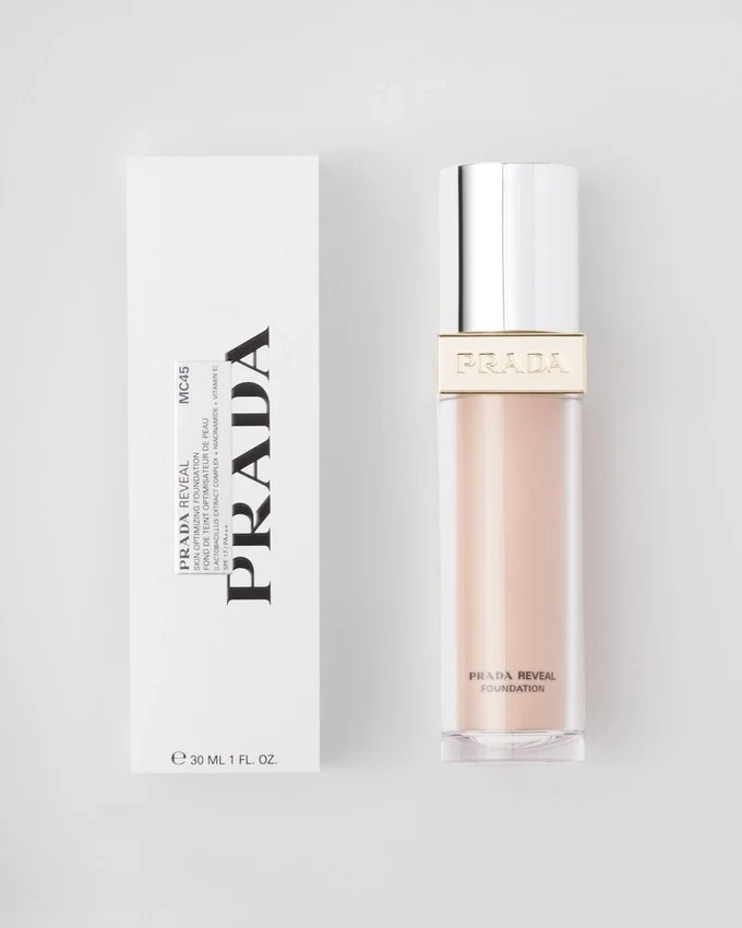 Prada Reveal Skin Optimizing Foundation – Mc45 – Medium Cool Prada Reveal Skin Optimizing Foundation – Mc45 – Medium Cool