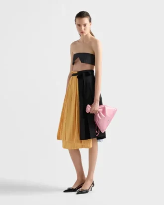 Pungă Prada Wish din mătase Duchesse Pungă Prada Wish din mătase Duchesse