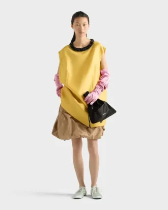 Pungă Prada Wish din mătase Duchesse Pungă Prada Wish din mătase Duchesse